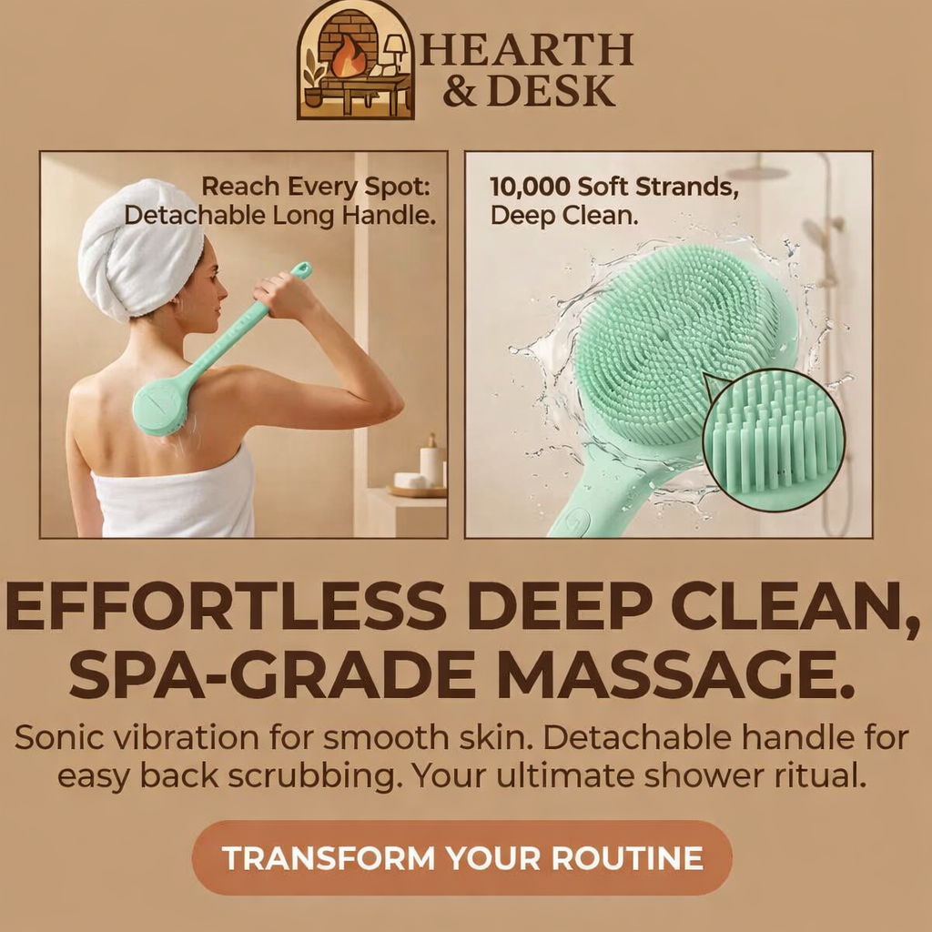 Sonic Body Brush & Back Scrubber