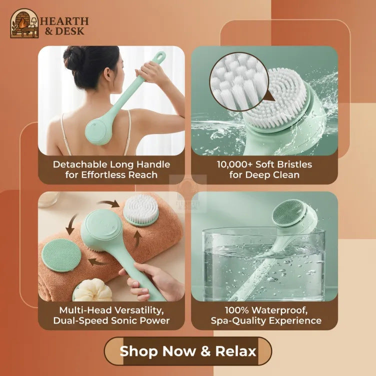 Sonic Body Brush & Back Scrubber
