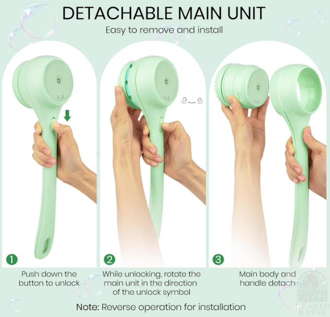 Sonic Body Brush & Back Scrubber