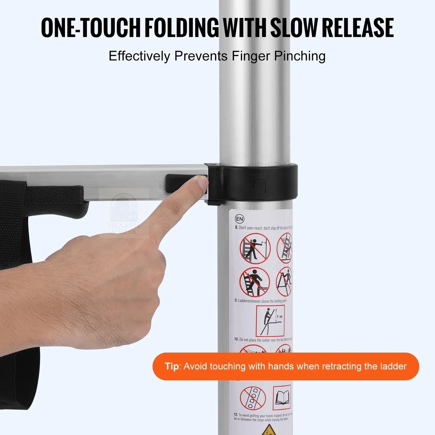 Portable Telescopic Ladder (Up to 20.3FT)