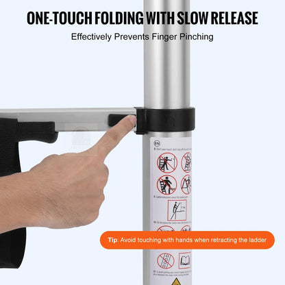 Portable Telescopic Ladder (Up to 20.3FT)