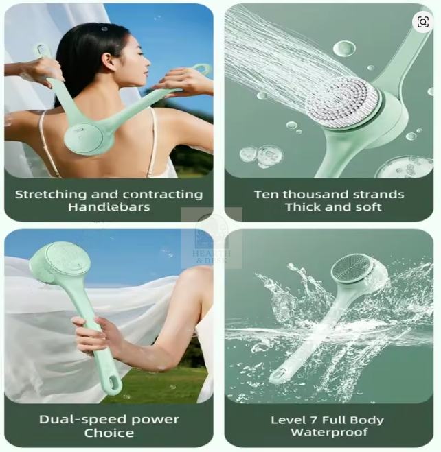 Sonic Body Brush & Back Scrubber