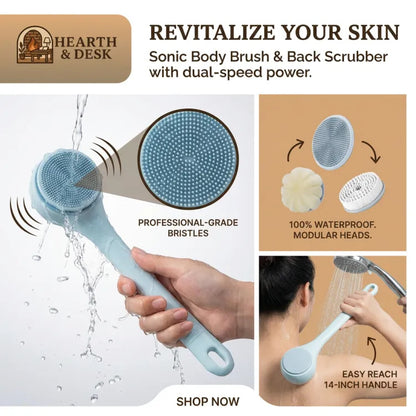 Sonic Body Brush & Back Scrubber