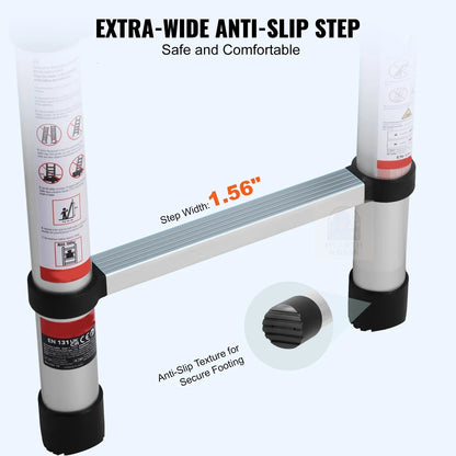 Portable Telescopic Ladder (Up to 20.3FT)