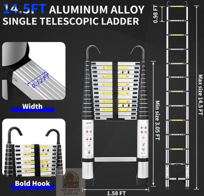 Portable Telescopic Ladder (Up to 20.3FT)