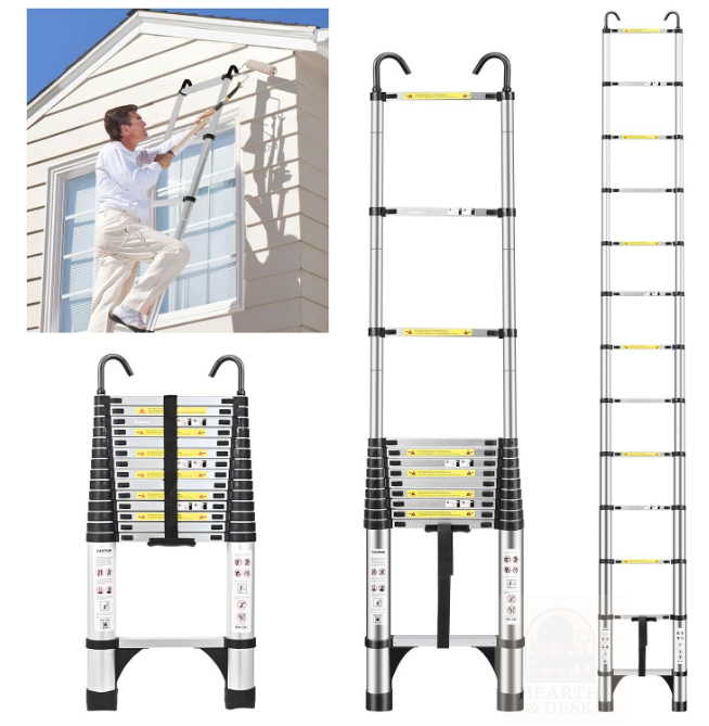 Portable Telescopic Ladder (Up to 20.3FT)